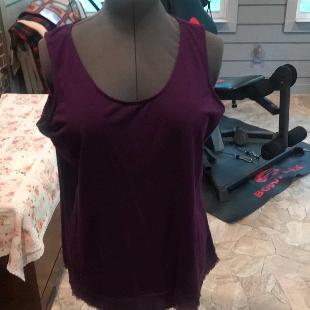 Coldwater Creek Tank Top Purple Size XXL